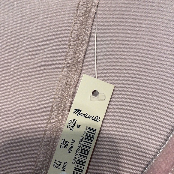 Madewell Velvet Balloon Sleeve Dress NWT - Picture 3 of 5